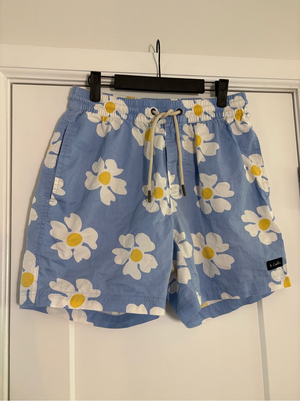 Barney Cools (B. Cools) Blue Daisy Amphibious Swim‎ Shorts Multipocket